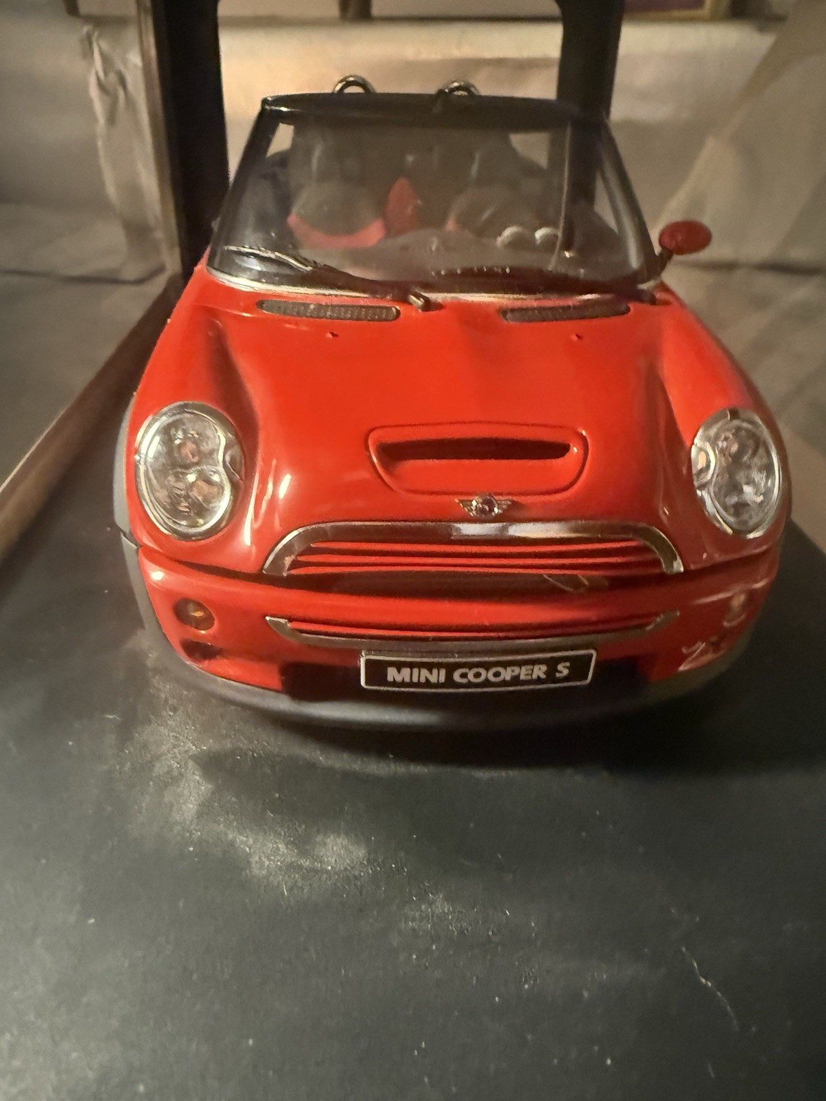 AUTOart 1:18 Mini Cooper S Convertible Red Diecast Car Open Box – READ DISC