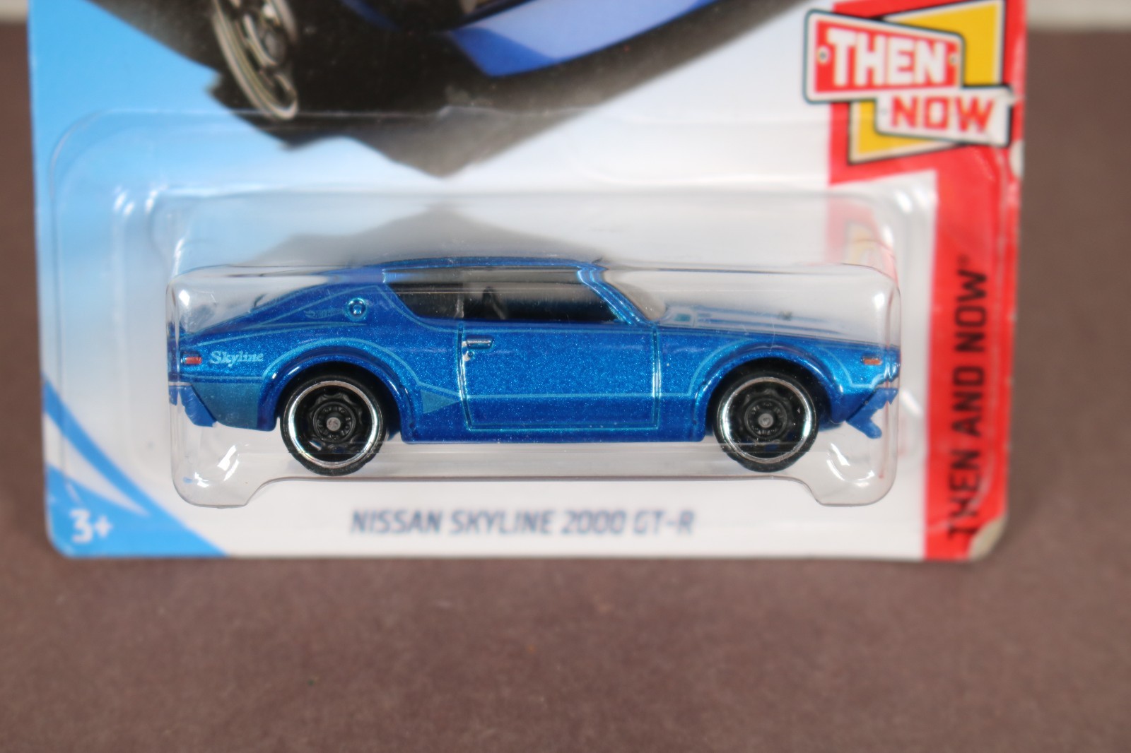 Hot Wheels BLUE Nissan Skyline 2000 GT-R Then & Now 1/10 LQQK