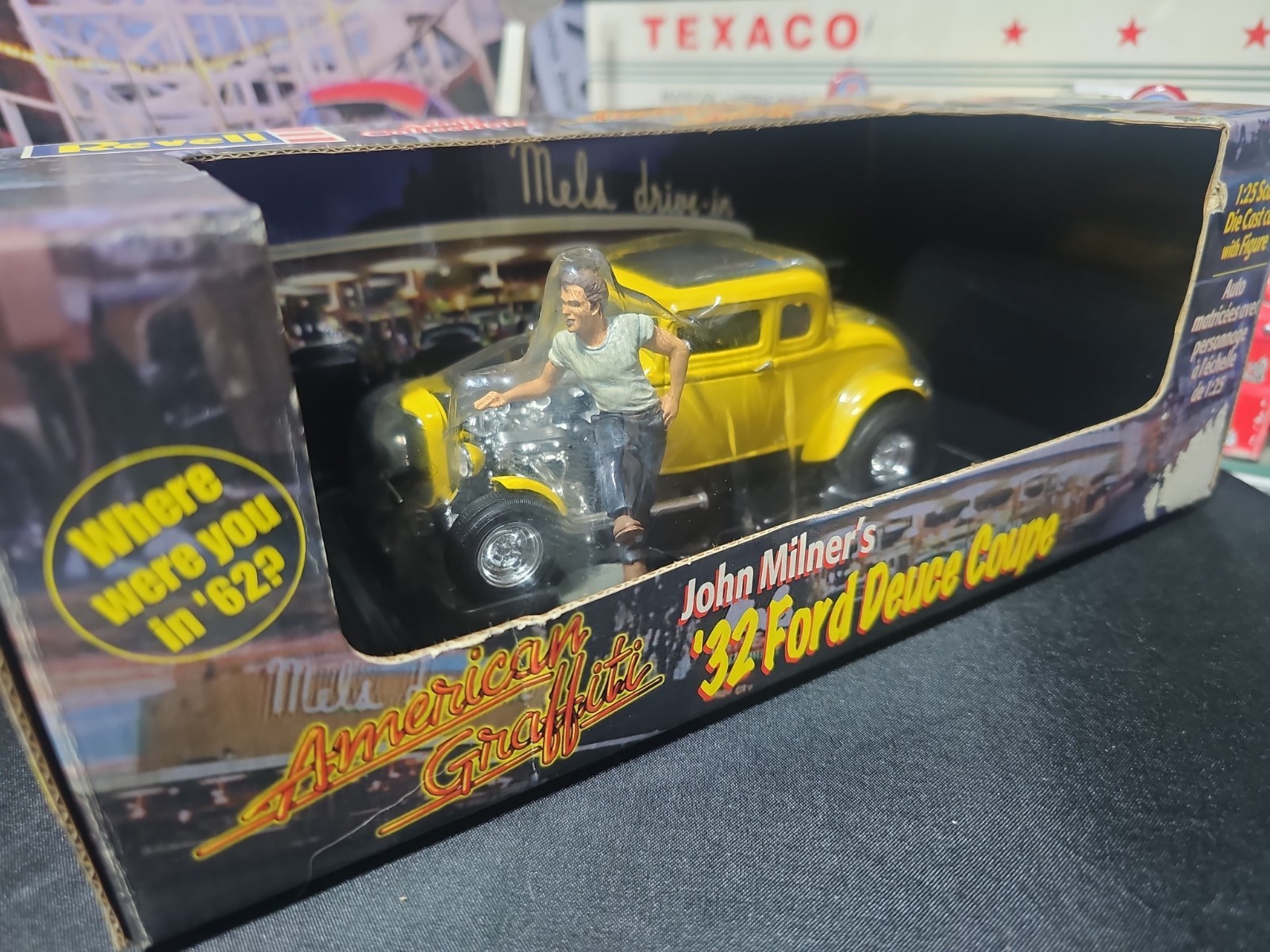 VINTAGE RARE REVELL AMERICAN GRAFFITI 1:25 FORD 1932 DEUCE COUPE JOHN MILNERS