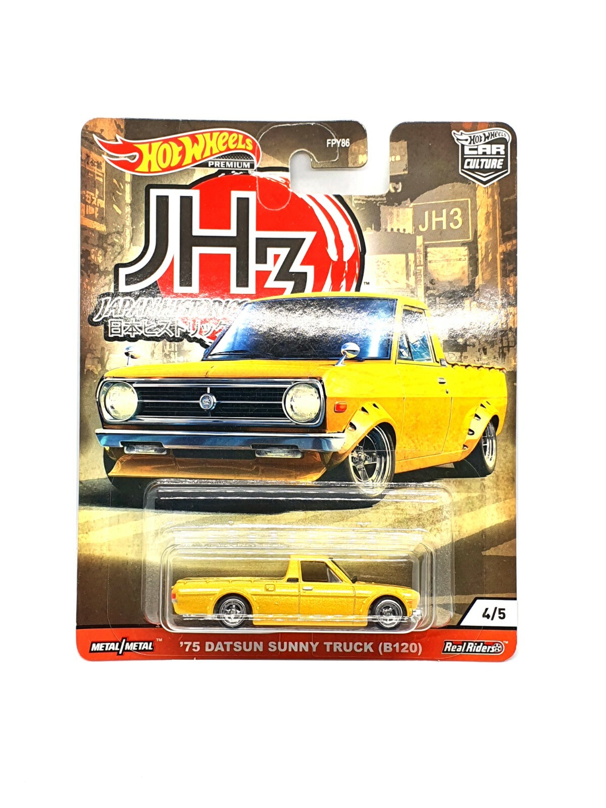 Hot Wheels Premium Car Culture ’75 Datsun Sunny Truck B120 Kids Diecast Toy Car