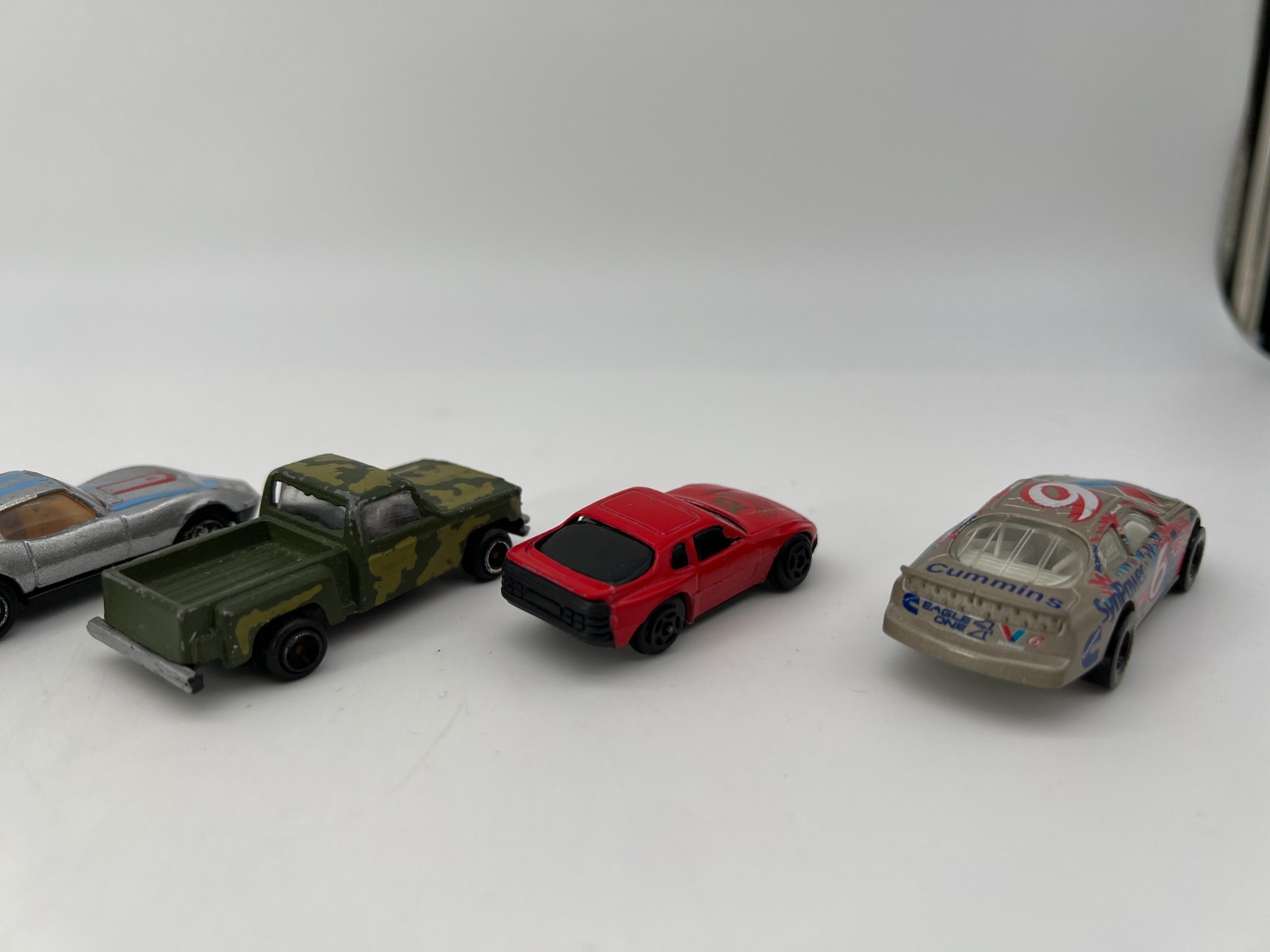 Mixed Lot of (9) Die Cast / Plastic Cars Various Condition and Brands