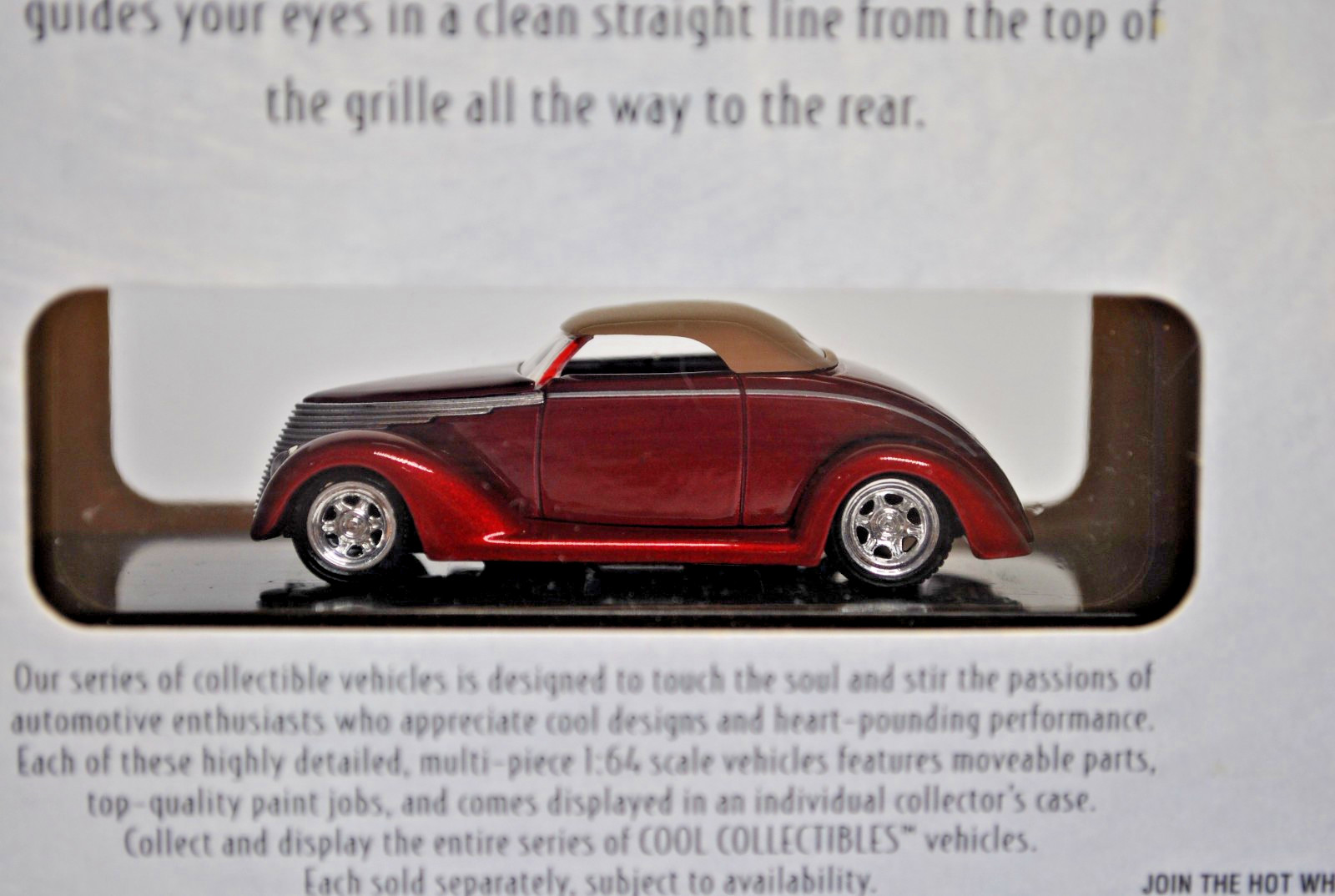Hot Wheels Custom 1937 Ford 100% Hot Wheels Red and Green Variant