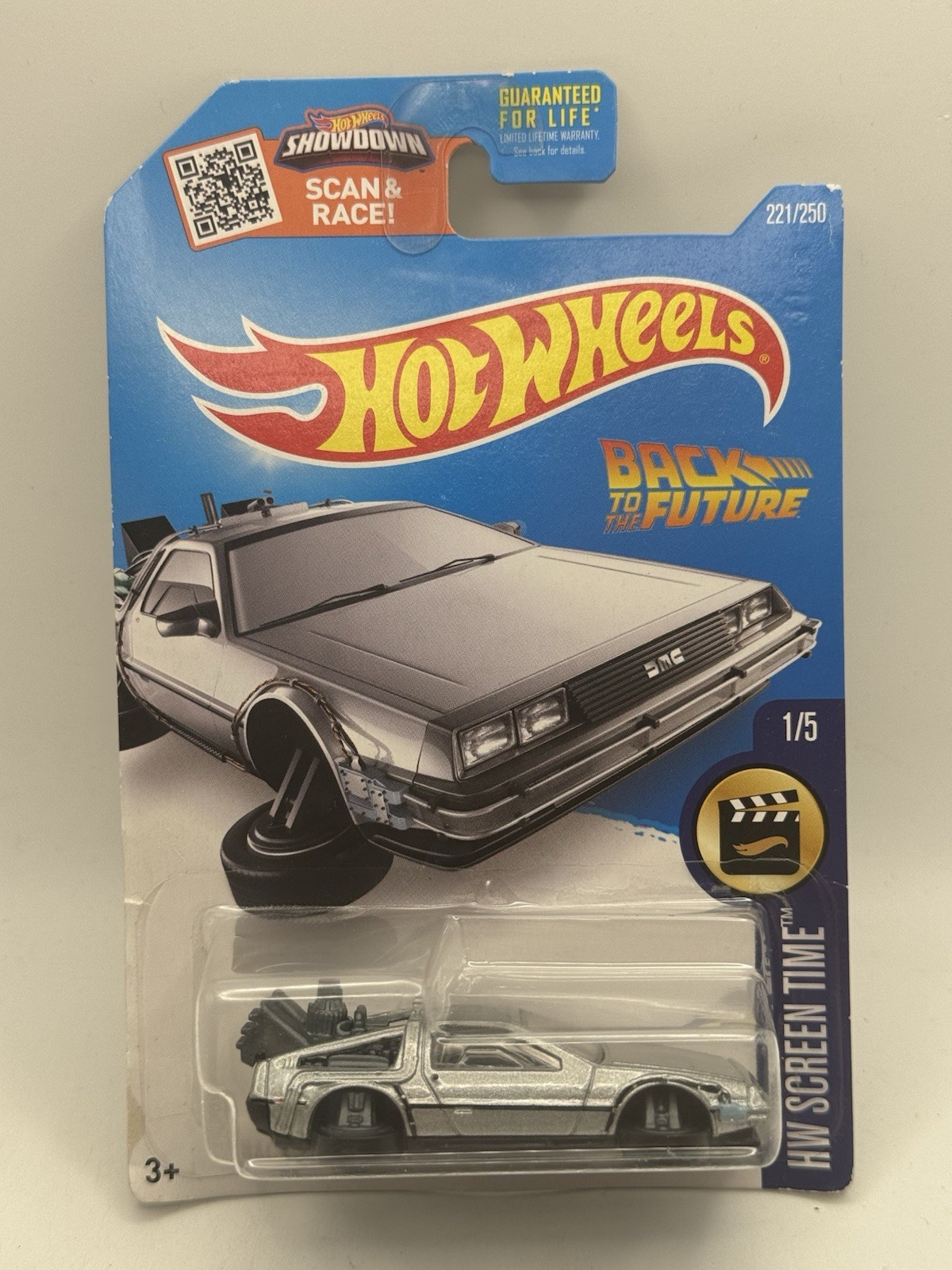 Hot Wheels HW Screen Time Back to the Future Time Machine Hover Model – 1:64