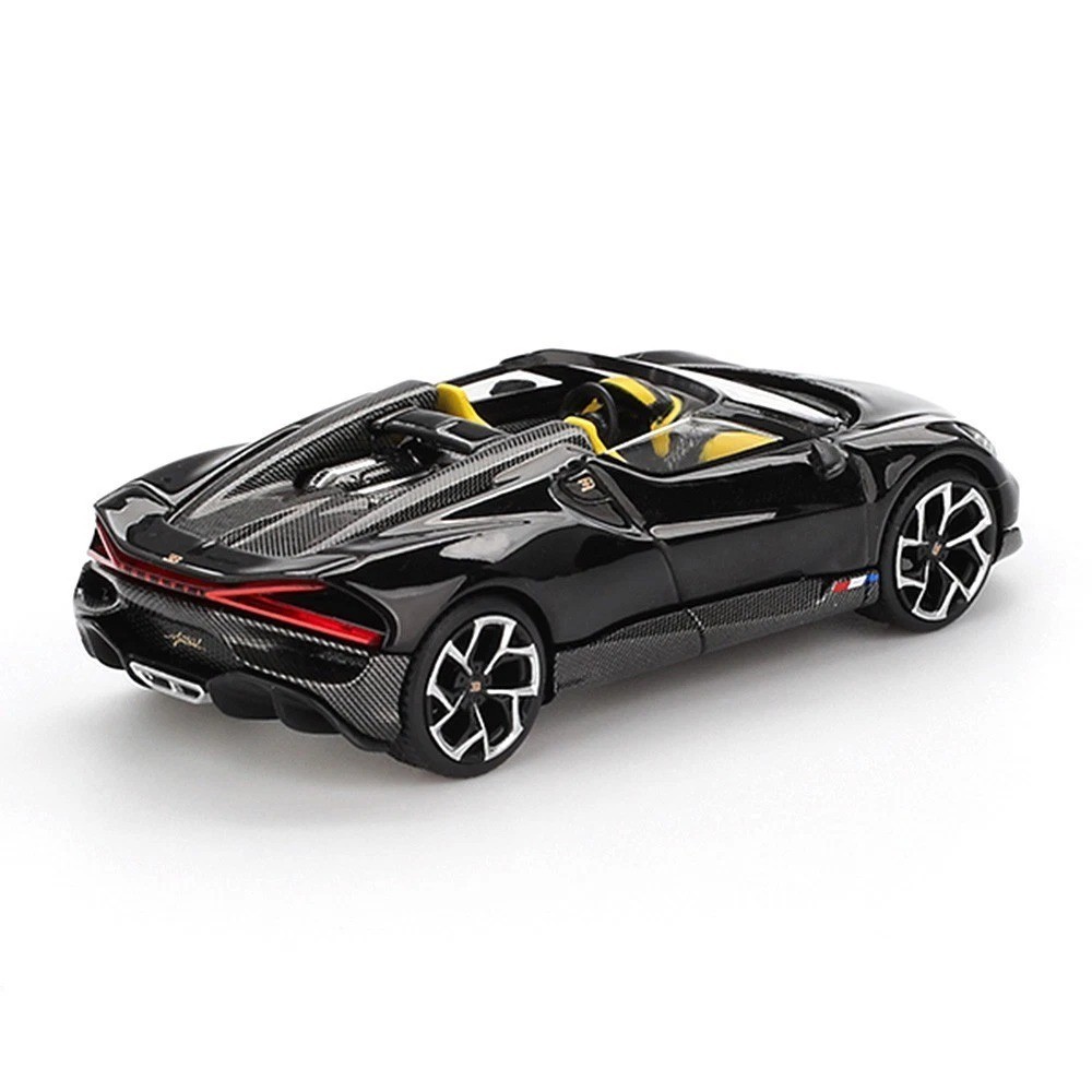 Mini GT 1:64 Bugatti W16 Mistral Black Diecast Model Car MGT01058-3H