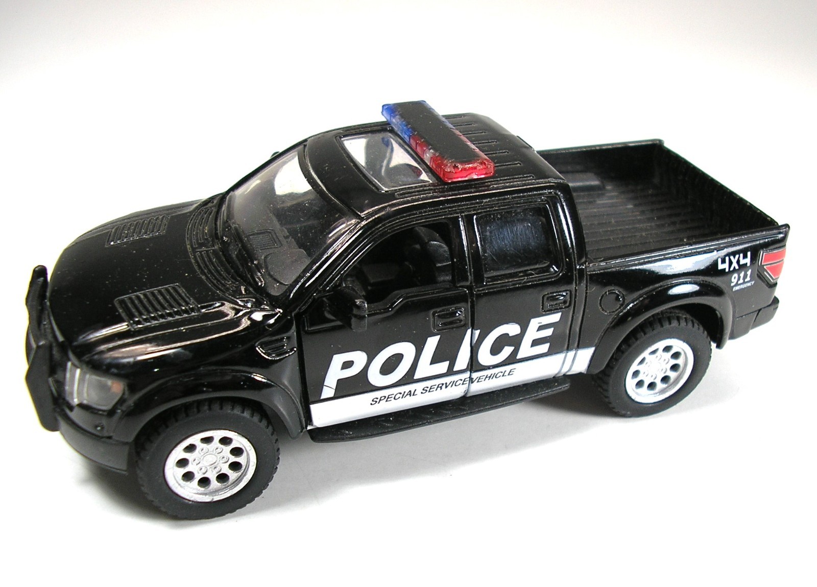 Lot of Kinsmart 2013 Ford F-150 SVT Raptor 1:46 diecast trucks Police & regular