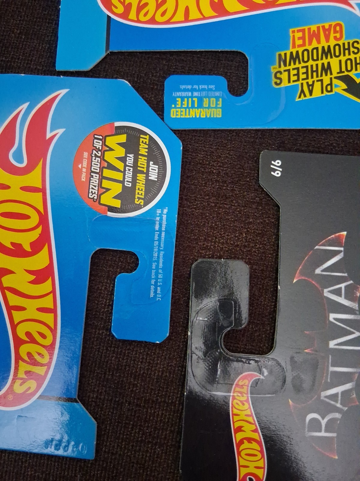 2014 2- 2013 The Dark Knight Batman Hot Wheels 2- Batmobiles Also Hot Wheels