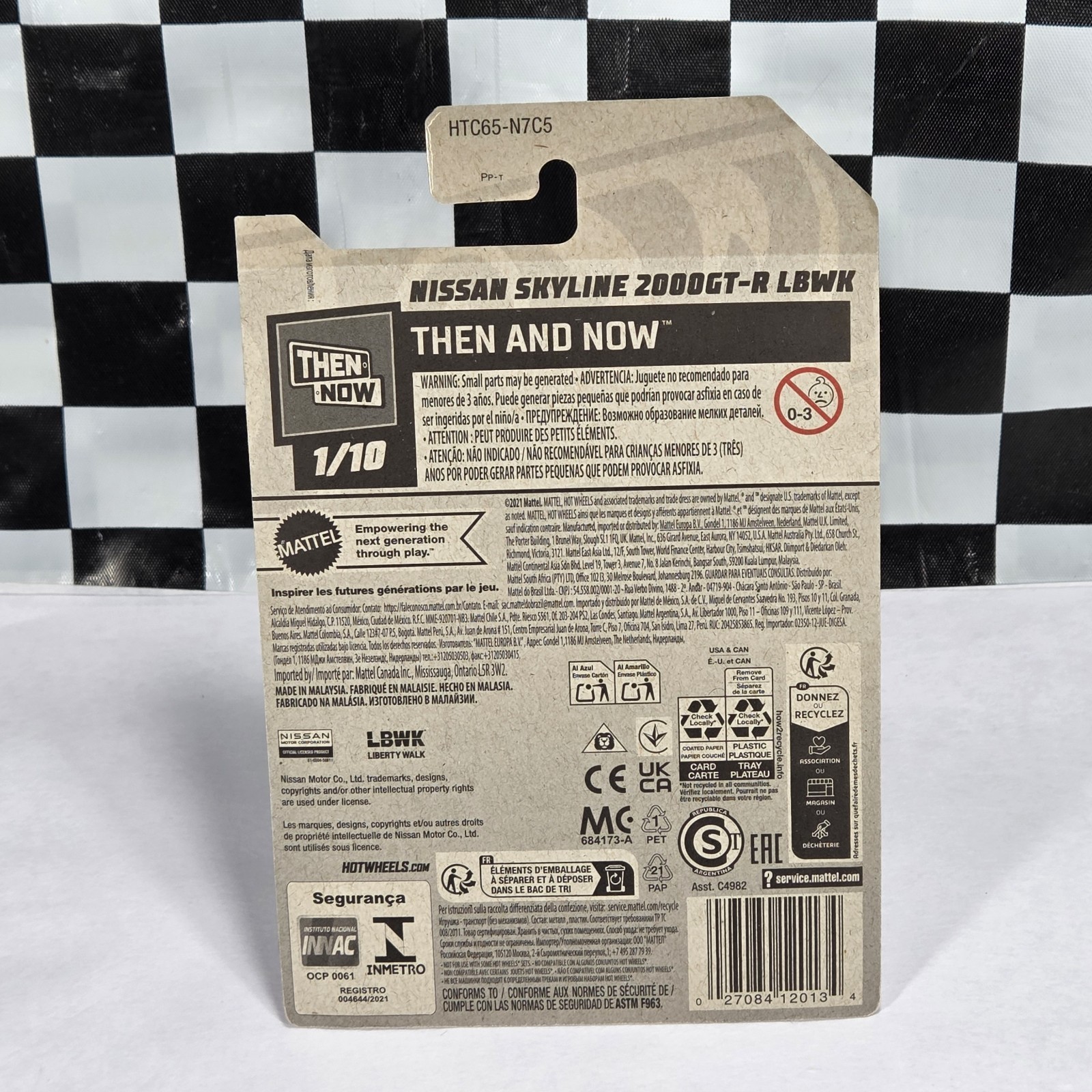 Hot Wheels 2024 Then and Now 1/10 Nissan Skyline 2000GT-R LBWK Gray Liberty Walk