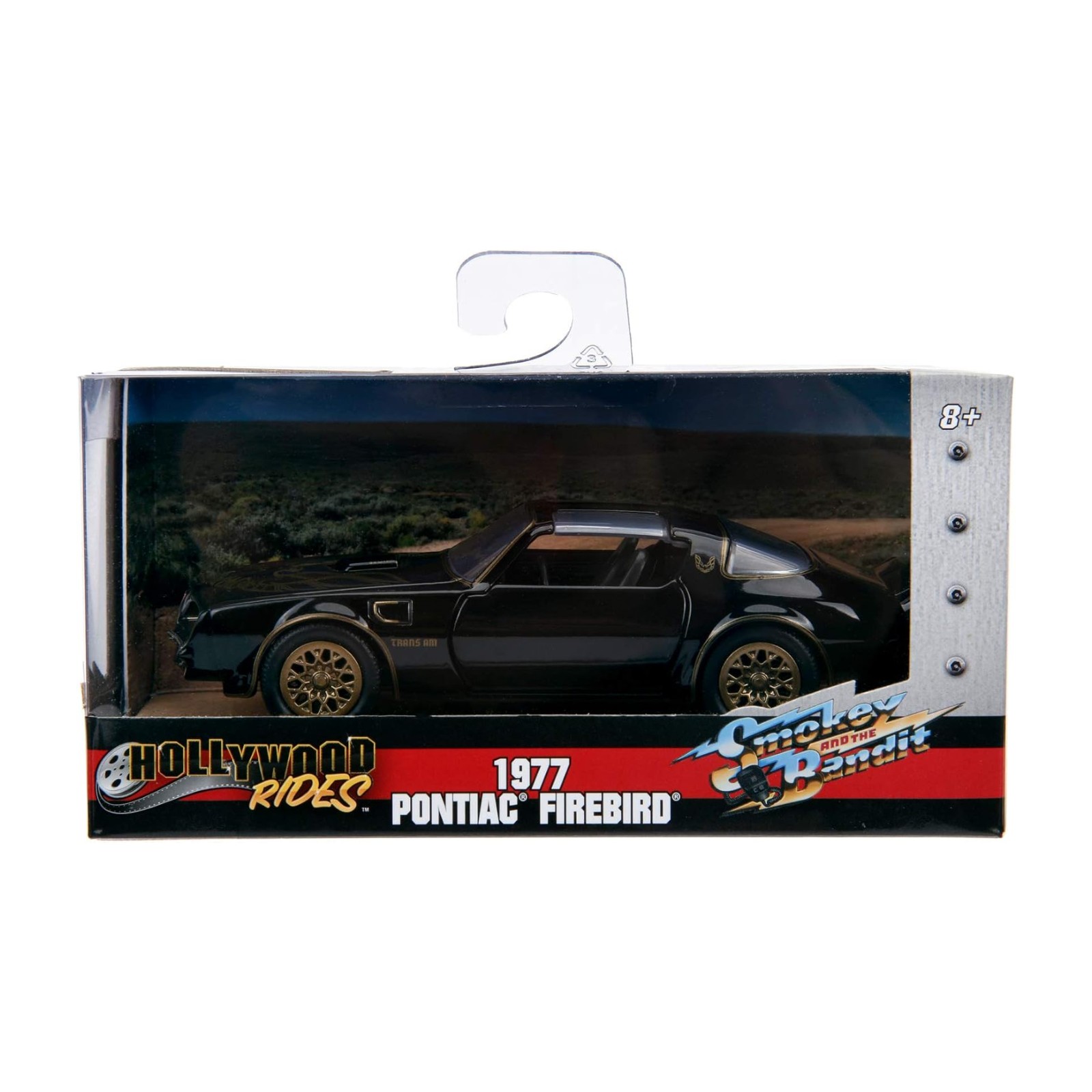 Jada 1:32 1977 Pontiac Firebird Smokey & The Bandit Hollywood Rides Diecast