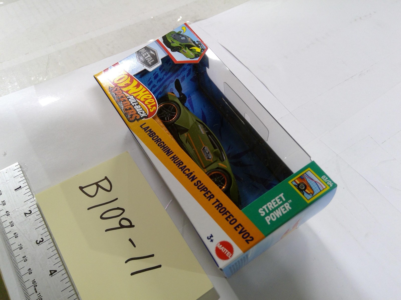 Hot Wheels Lamborghini Huracan Super Trofeo EVO2 Car 3+ Street Power Green New