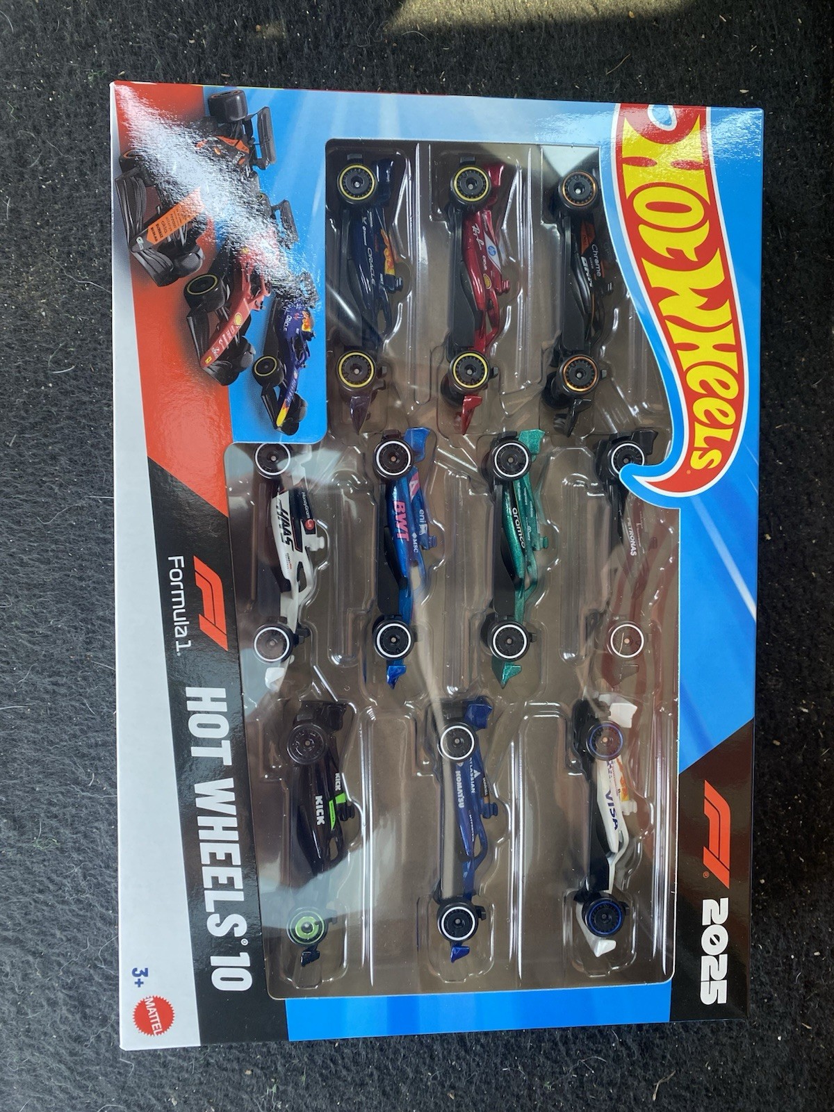 New 🔥 Hot Wheels Formula 1 2025 Racing Team 10-Pack New Ferrari F1🔥