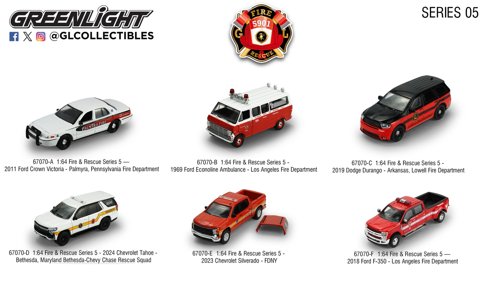 GL Fire & Rescue Series 5 – FDNY – 2023 Chevrolet Silverado 67070-E