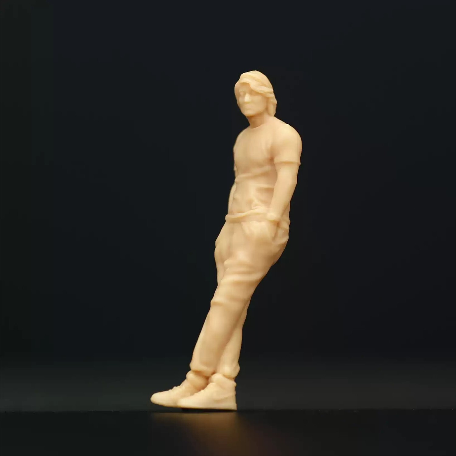 1:64 1:43 Male God Posture Miniature Figure Model For Cars Vehicles