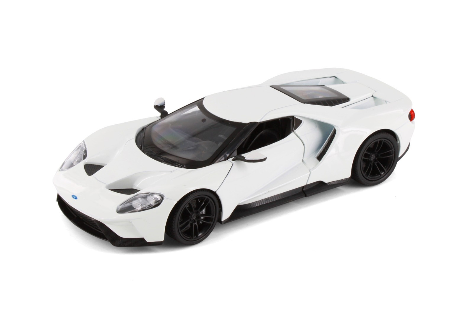Box of 4 2017 FORD GT HARDTOP 1/24 DIECAST CAR SHOWCASTS 24082/4D