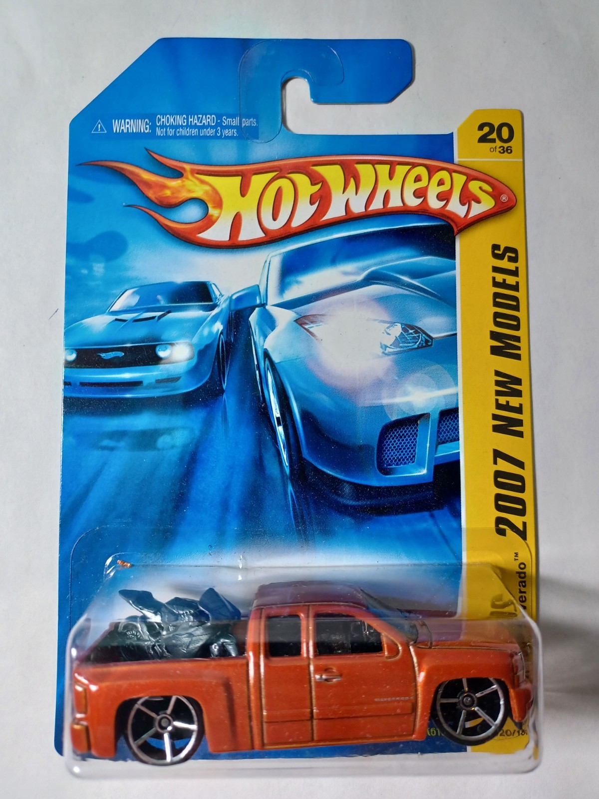 Hot Wheels Chevy Silverado lot of 3, 2007 New M 2012 Main Street 2016 Hot Trucks