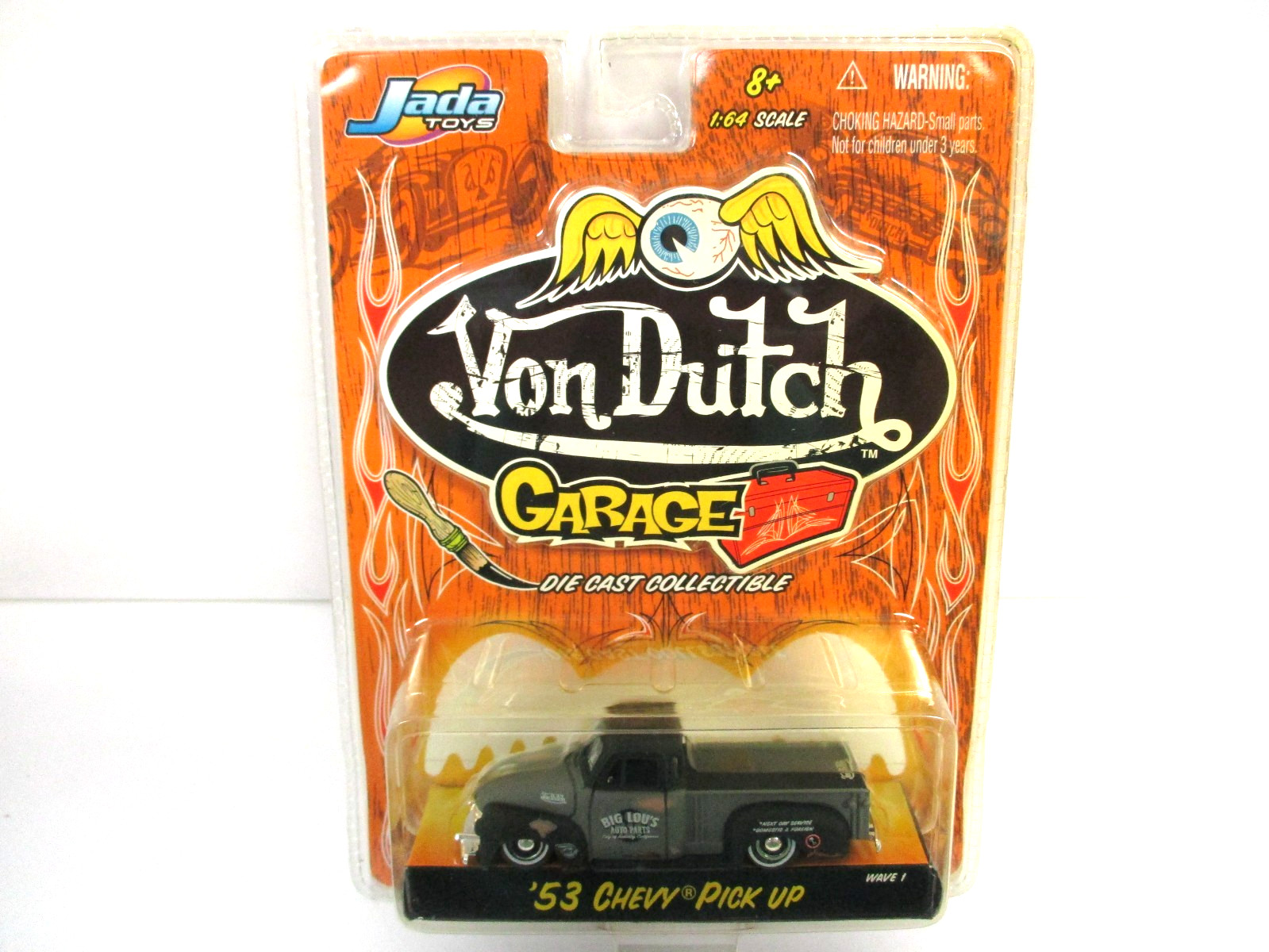 JADA – VON DUTCH GARAGE – 1953 CHEVROLET 3100 PICKUP TRUCK LOWRIDER – 1/64