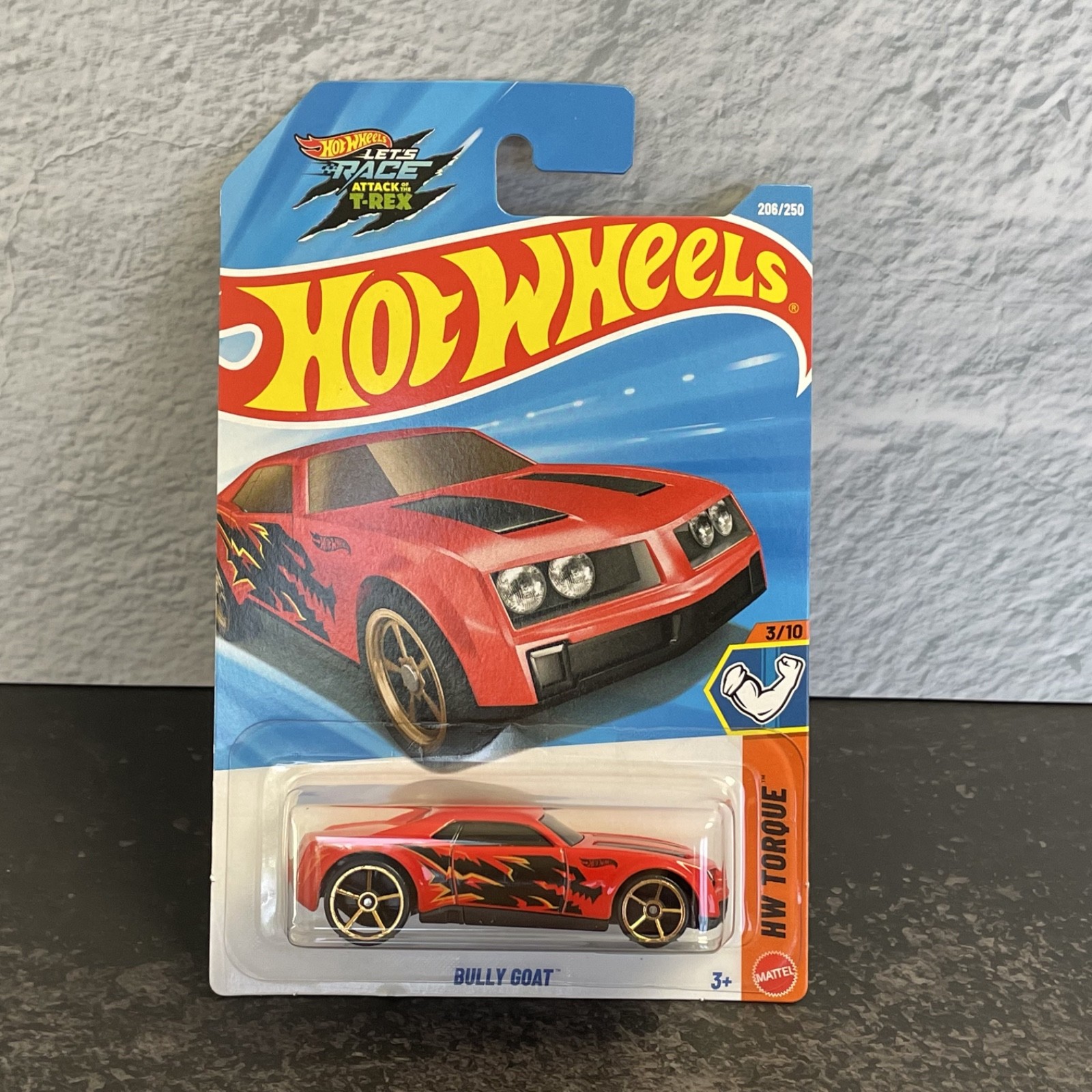 Bully Goat #206 Red Torque 3/10 Let’s Race 2026 Hot Wheels – NEW