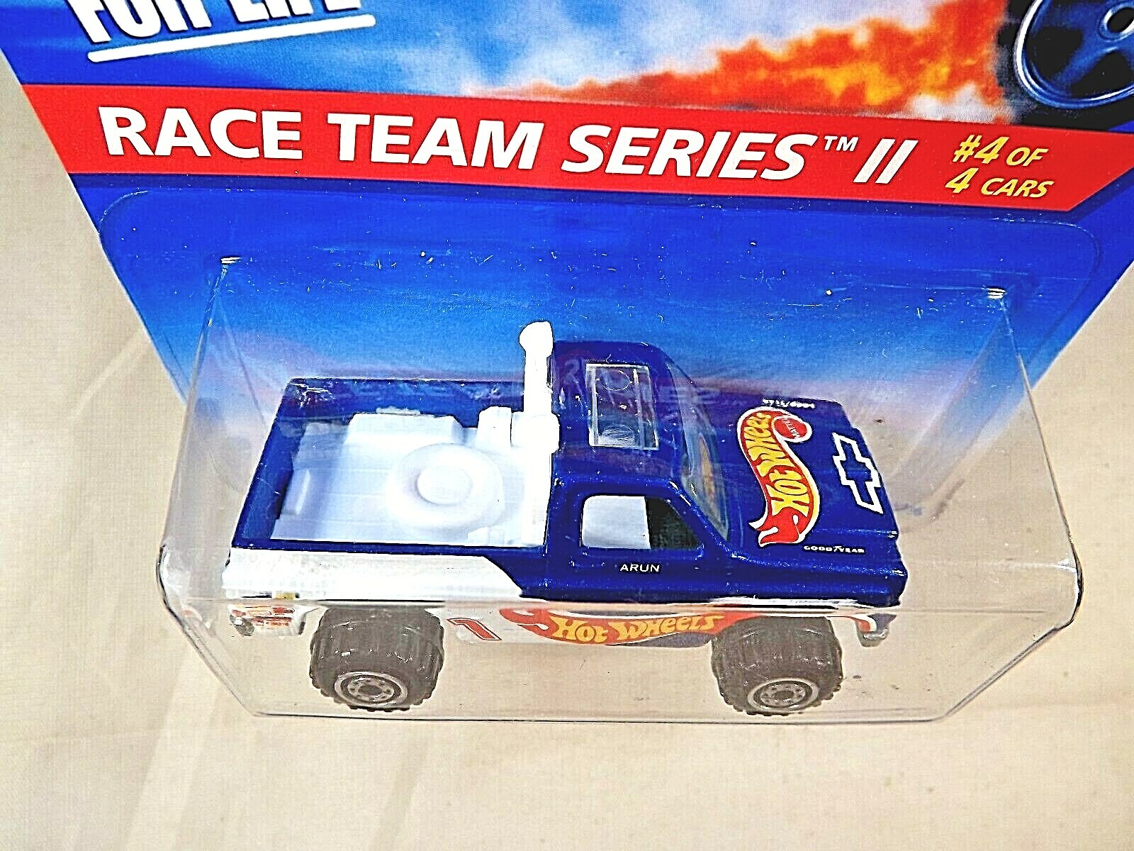 1996 Hot Wheels #395 Race Team Series II 4/4 BYWAYMAN Blue w/Chrome CT Sp Wheels