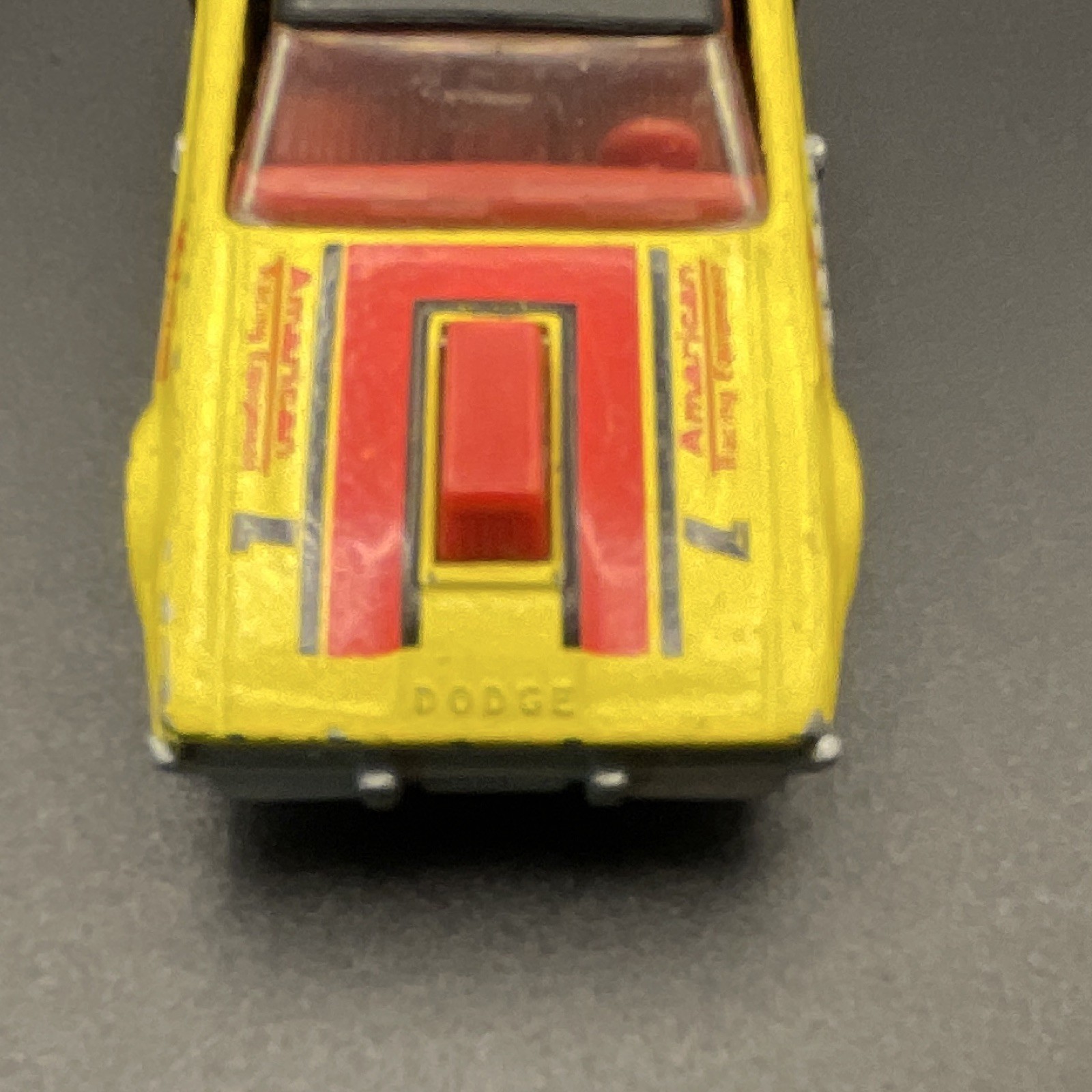 1975 Matchbox Superfast No. 1 Toyman Dodge Challenger Yellow 1:64 Loose