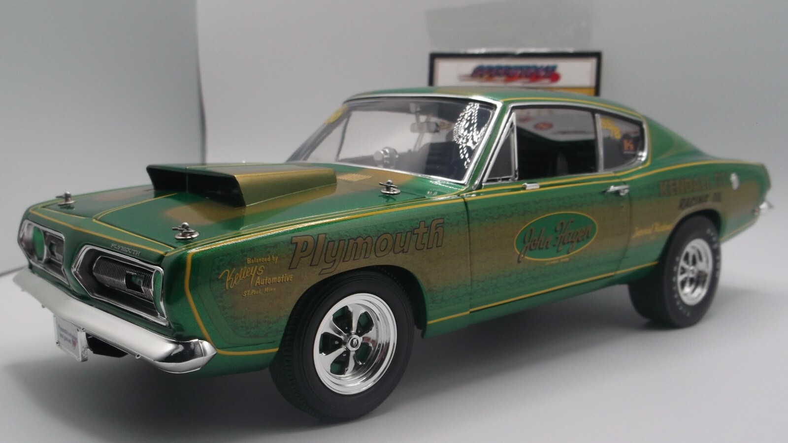 RARE 1968 JOHN HAGEN SUPER STOCK PLYMOUTH HEMI CUDA 426 A1806133AA 300 MADE ACME