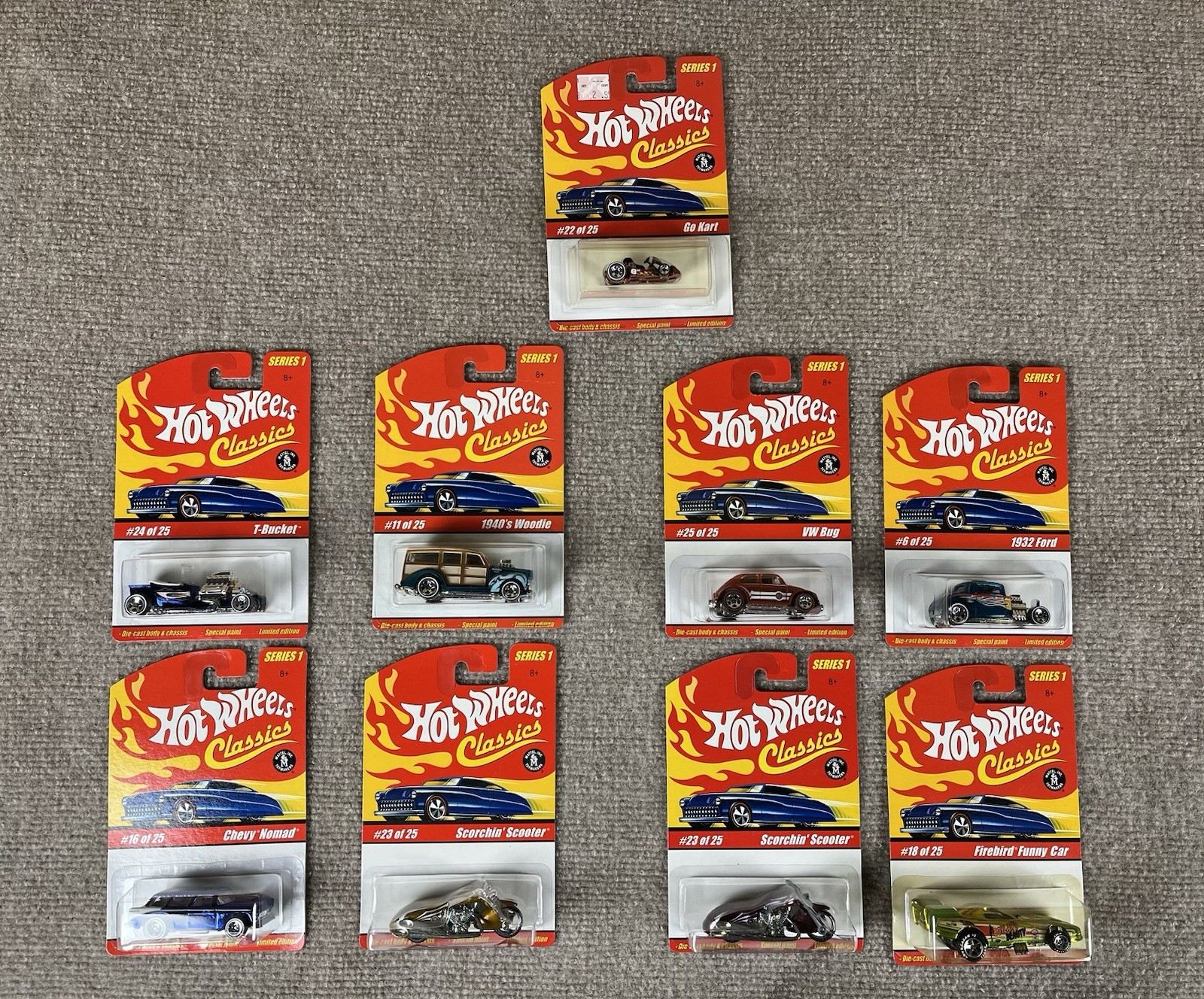 Box with #45 cars (Hotwheels)🔥details in the description Cmattel#