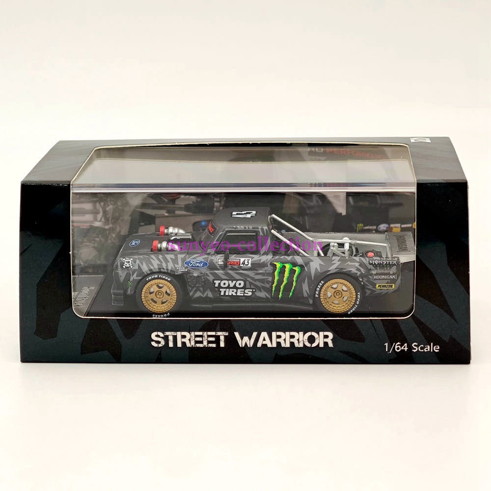 1:64 Scale F-150 RTR Hoonitruck Diecast Model – Monster Energy Livery Display