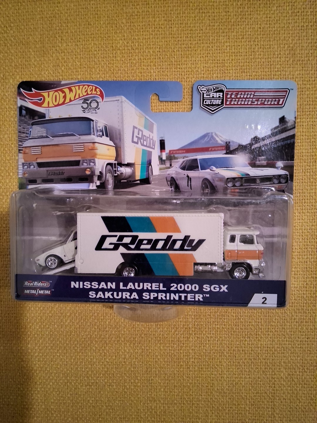 Hot Wheels Team Transport NISSAN LAUREL 2000 SGX SAKURA SPRINTER 🔥02