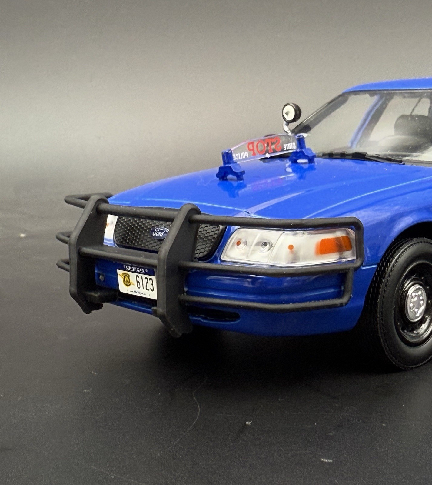 1/24 25 Go Rhino Wrap Around Push Bumper Pushbar Motormax Greenlight Crown Vic
