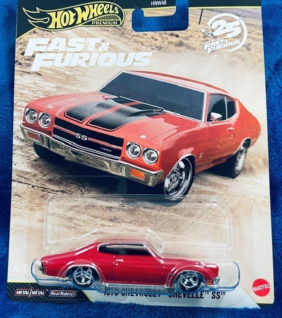 Hot Wheels 1970 Chevrolet Chevelle SS454 Red Fast & Furious