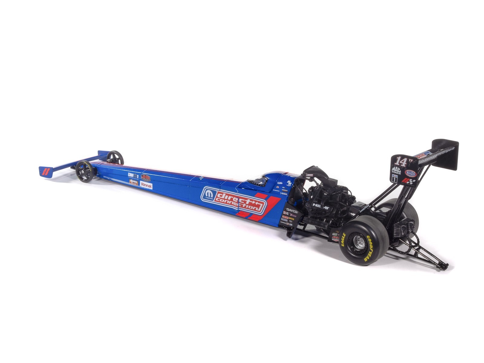 Auto World 2025 Tony Stewart Mopar Direct Connection Dragster 1:24 Scale AWN045
