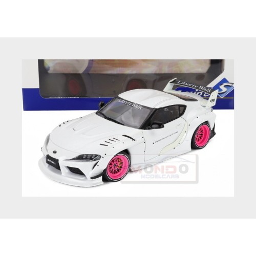 1:18 SOLIDO Toyota Gr Supra Liberty Walk Body Kit Coupe 2025 White Met SL1815502