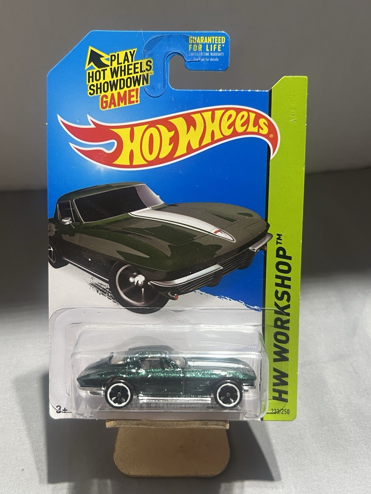 2014 Hot Wheels ’64 Corvette Stingray #223 Green Kmart Exclusive Color