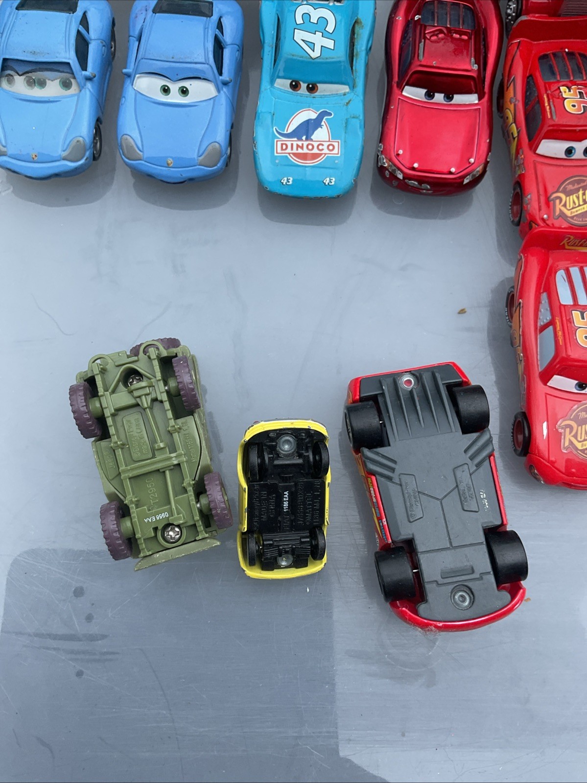 Disney Pixar Cars Lot Of 16 Diecast And Miscellaneous Ba11