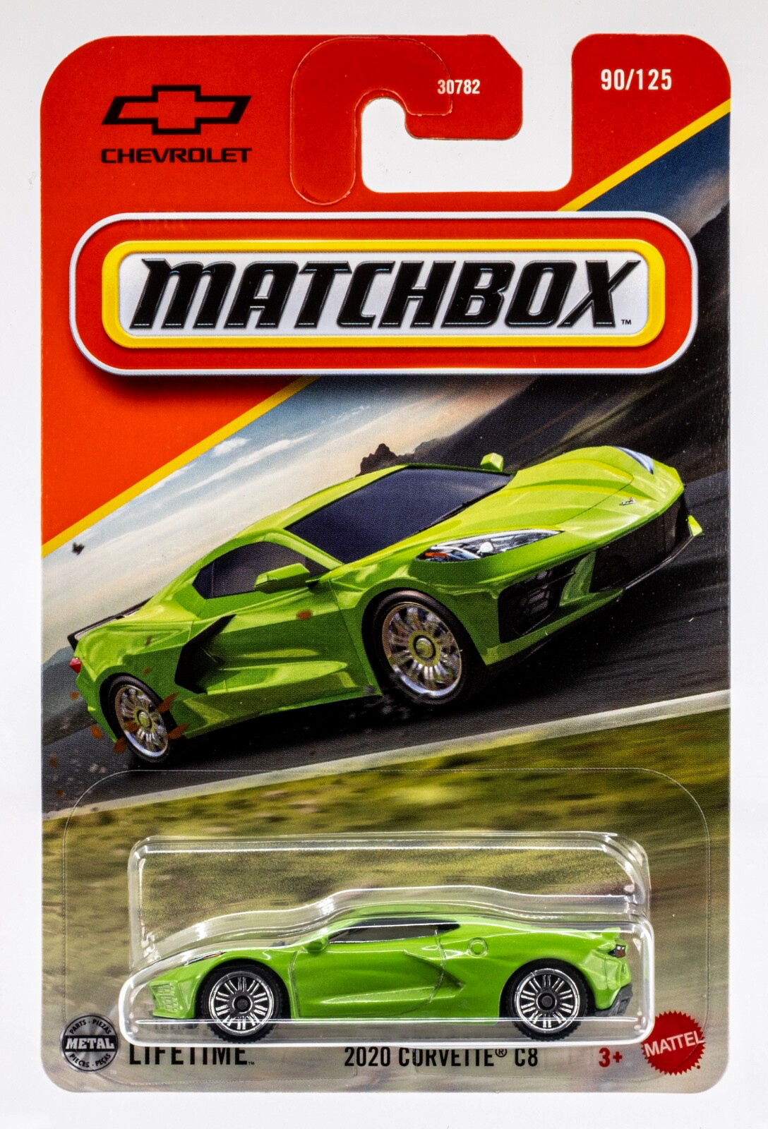 2025 Matchbox #90 2020 Chevrolet® Corvette® C8 ACID GREEN | FSC