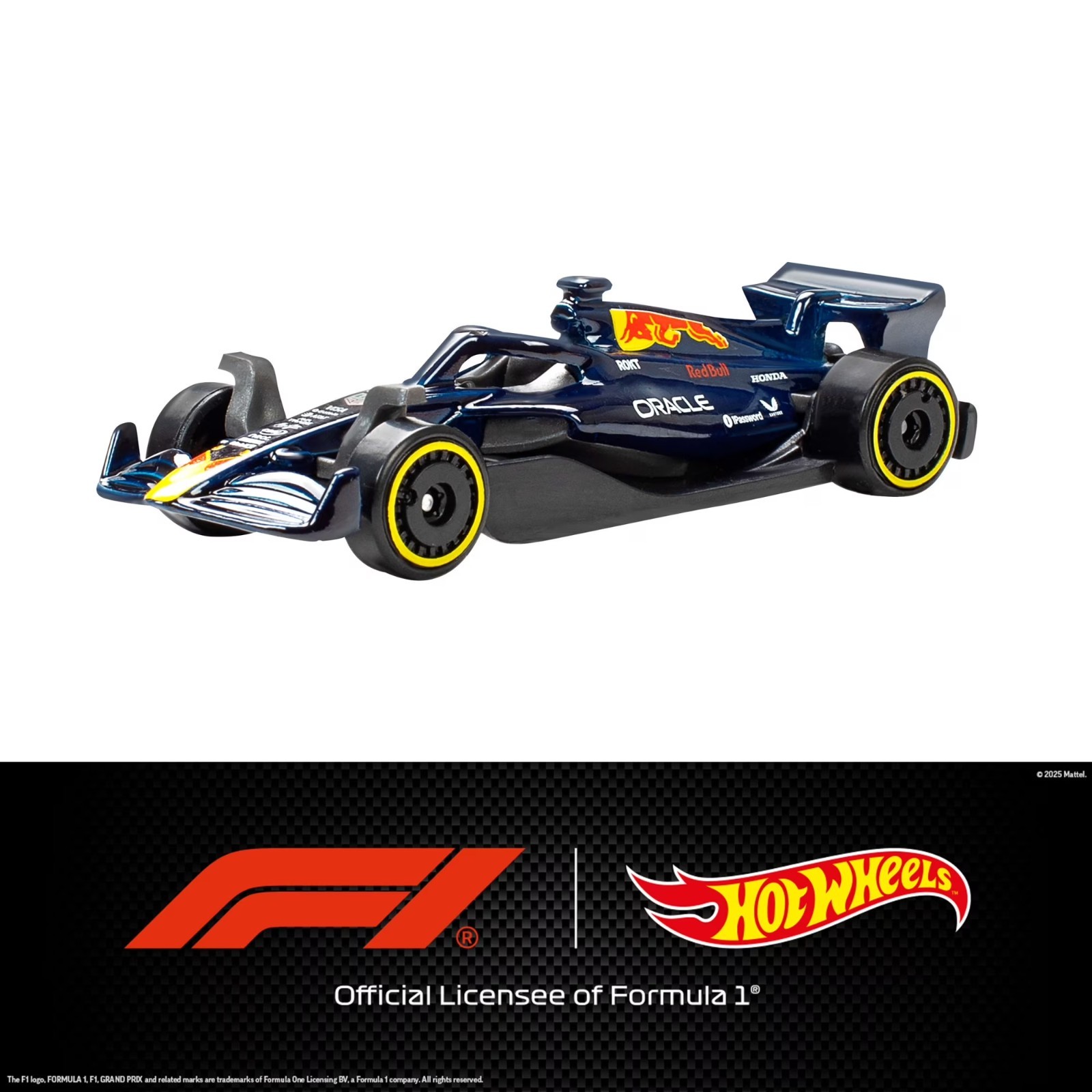 Hot Wheels Formula 1 Racing Cars 5-Pack, Set of 5 Die-Cast Toy F1 Cars in 1:64