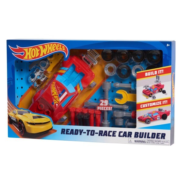 Ready to Race Car Builder: Creative Thinking Toy for Kids, 29 Pieces
