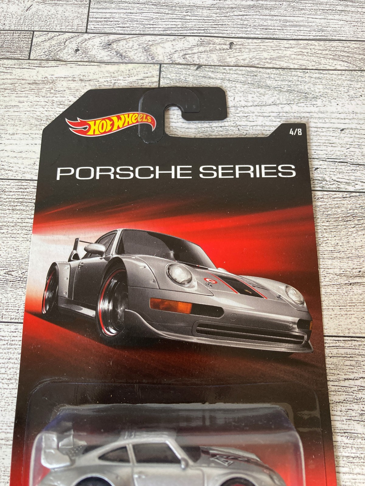 Hot Wheels Porsche Series – 993 GT2 – Walmart Exclusive – Silver – New – 2014