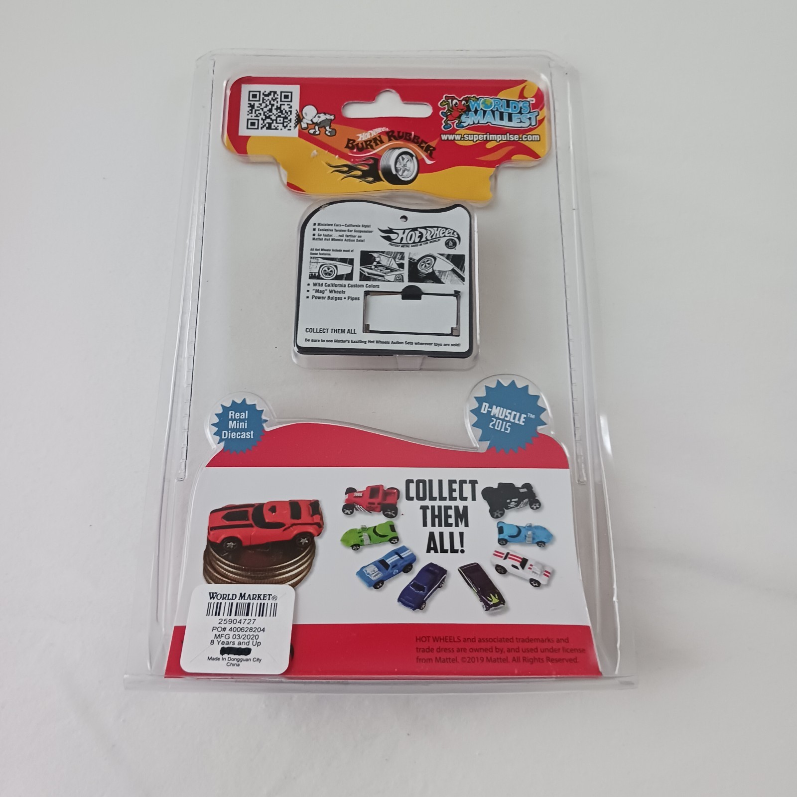 Hot Wheels Worlds Smallest Mini Diecast Car 565 Series 4 D-Muscle 2015 New