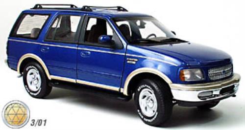 1:18 UT Models Ford Expedition Eddie Bauer black, blue, red, silver MIB