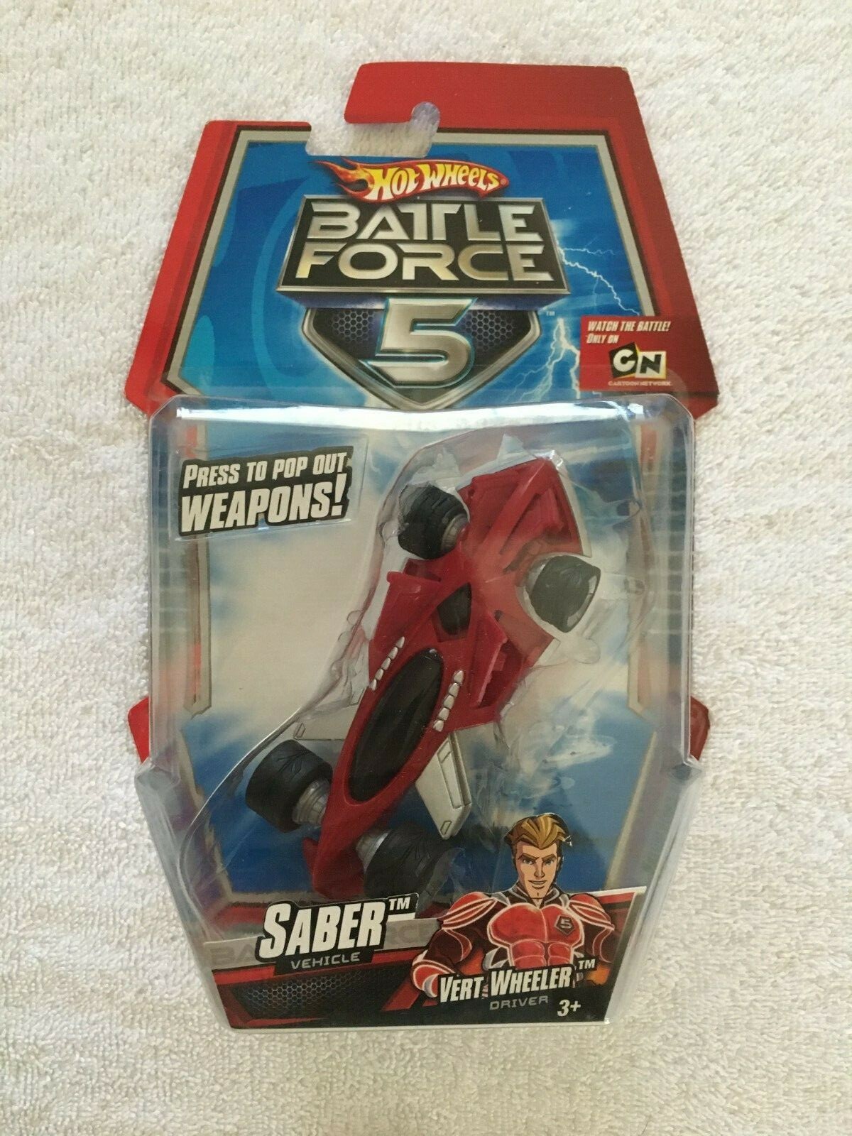 HOT WHEELS BATTLE FORCE 5 – THREE VEHICLE LOT 2009 NEW IN PACKAGE RARE