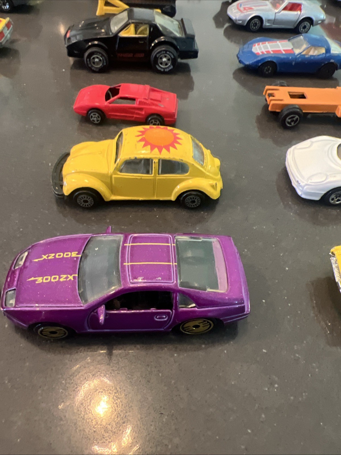 Lot Of 32 Diecast & Plastic Vintage Cars Trucks Mixed Brands See Description