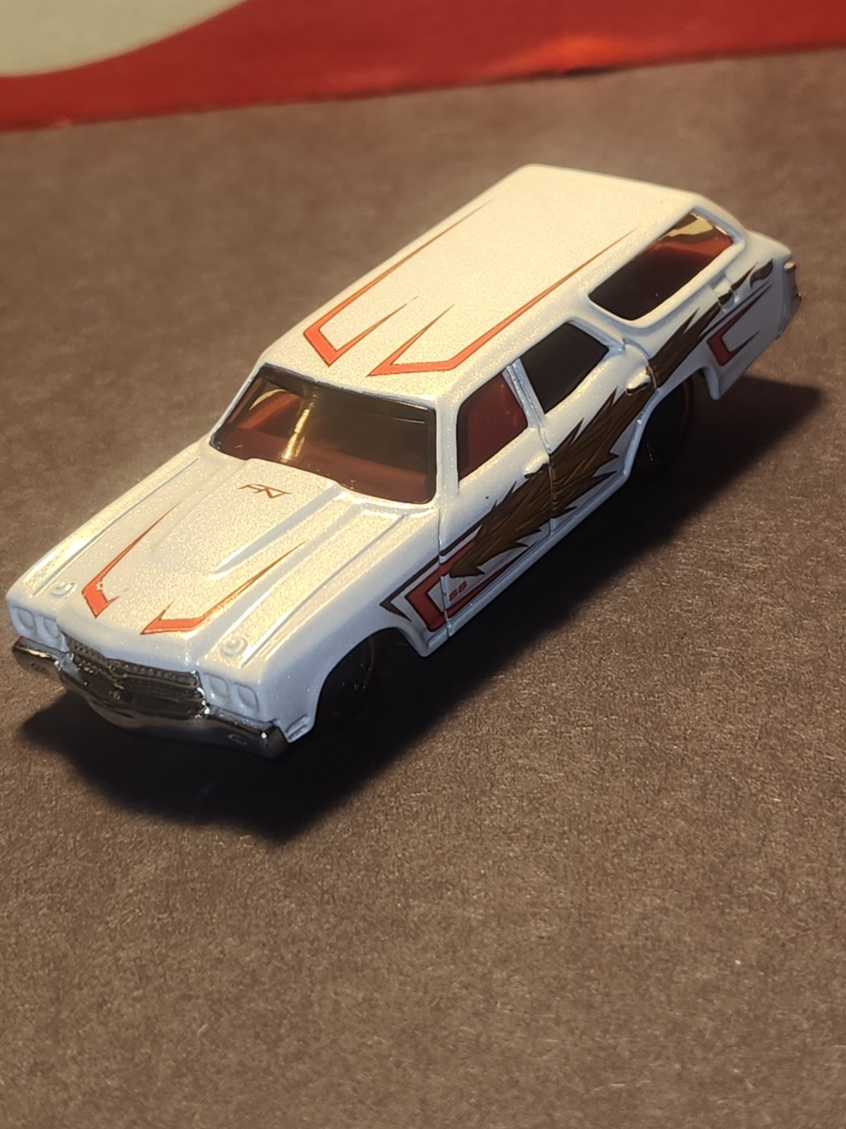 Hot wheels 1970 chevrolet chevelle ss Wagon. Rare Color Combo