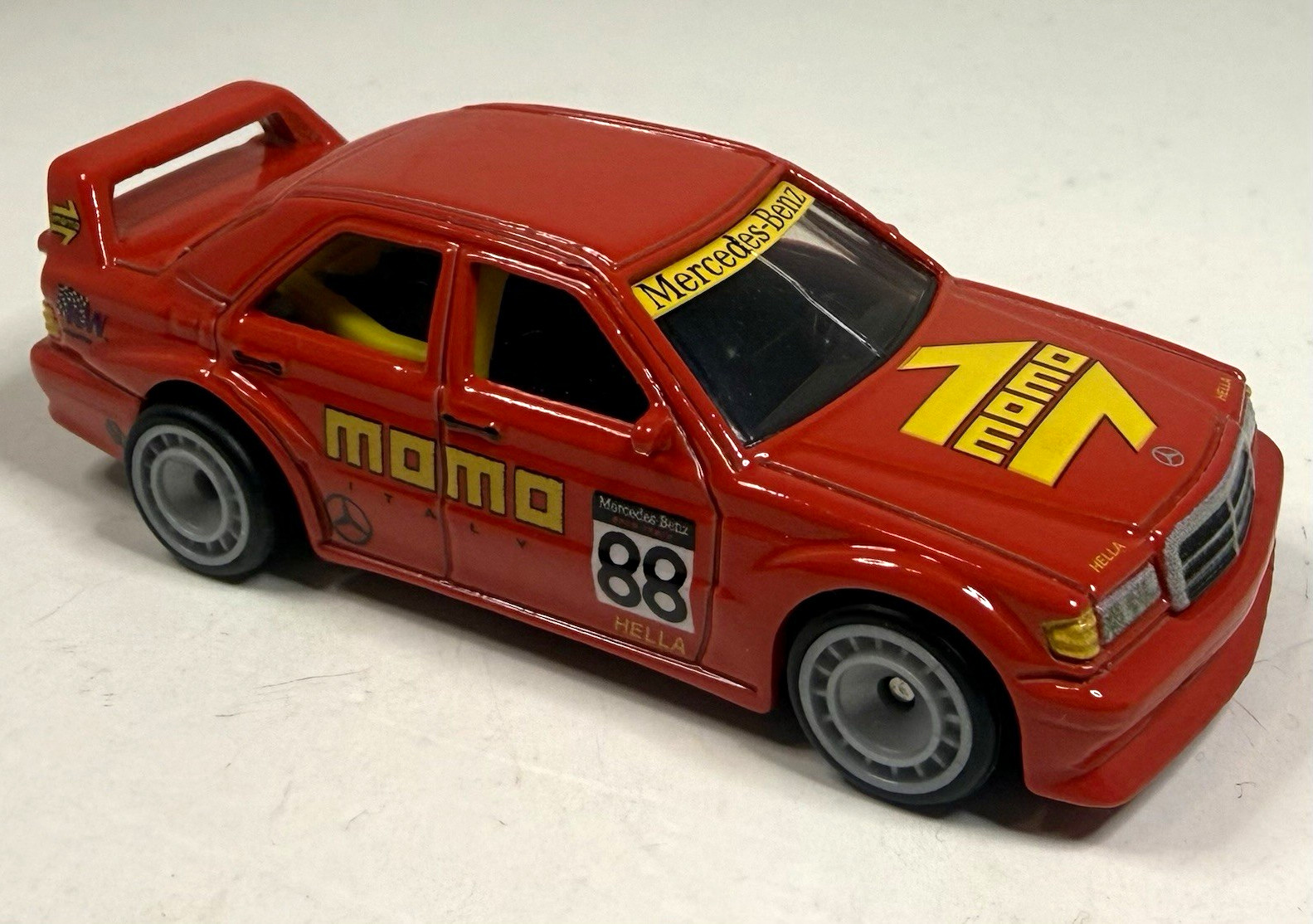 Hot Wheels Car Culture Mercedes-Benz 190E 2.5-16 MOMO Real Riders 1:64 Scale