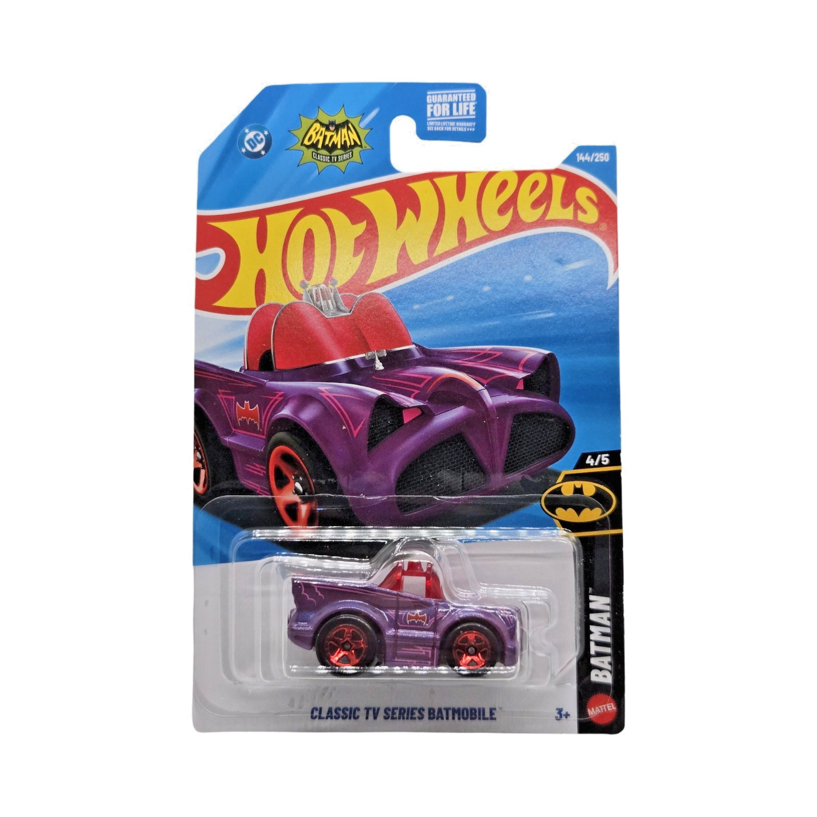 2026 Hot Wheels Classic TV Series Batmobile #144 Purple BATMAN – Set of 2
