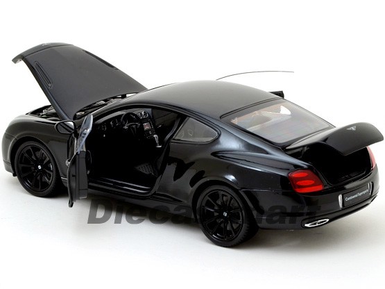 WELLY 1:18 18038 2013 BENTLEY CONTINENTAL SUPERSPORTS COUPE BLACK NEW DIECAST