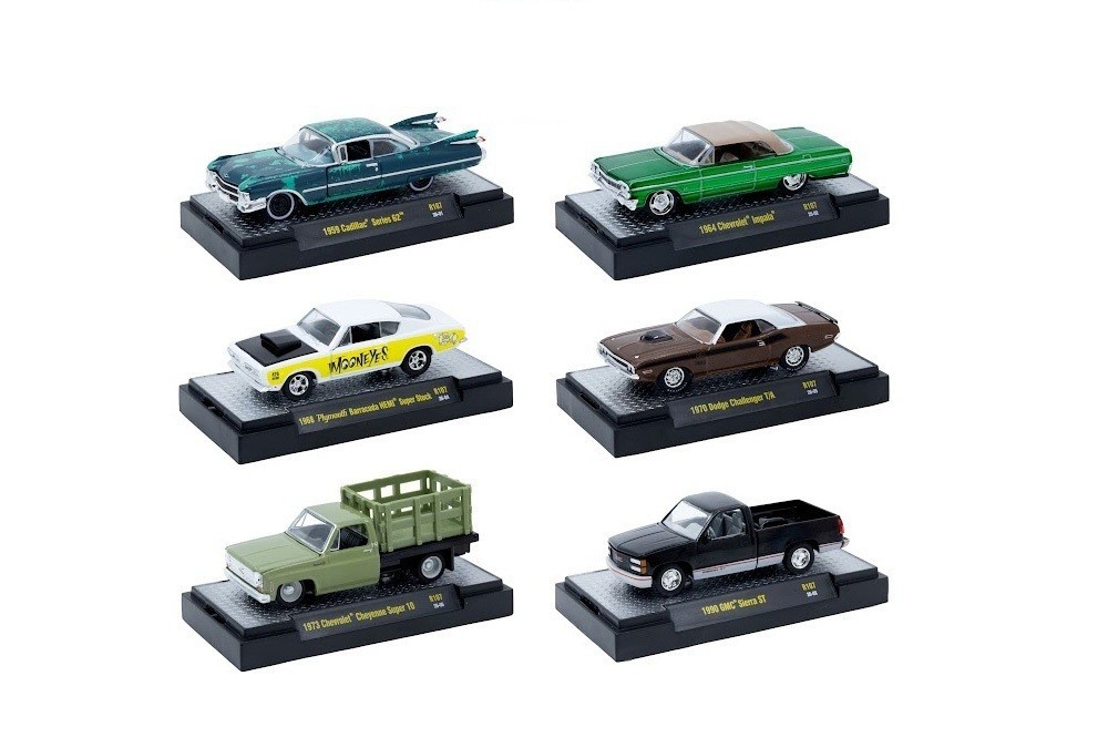 M2 Machines 1:64 Auto-Thentics Series 107 Assortment Choose & Pick 32500-107-P6