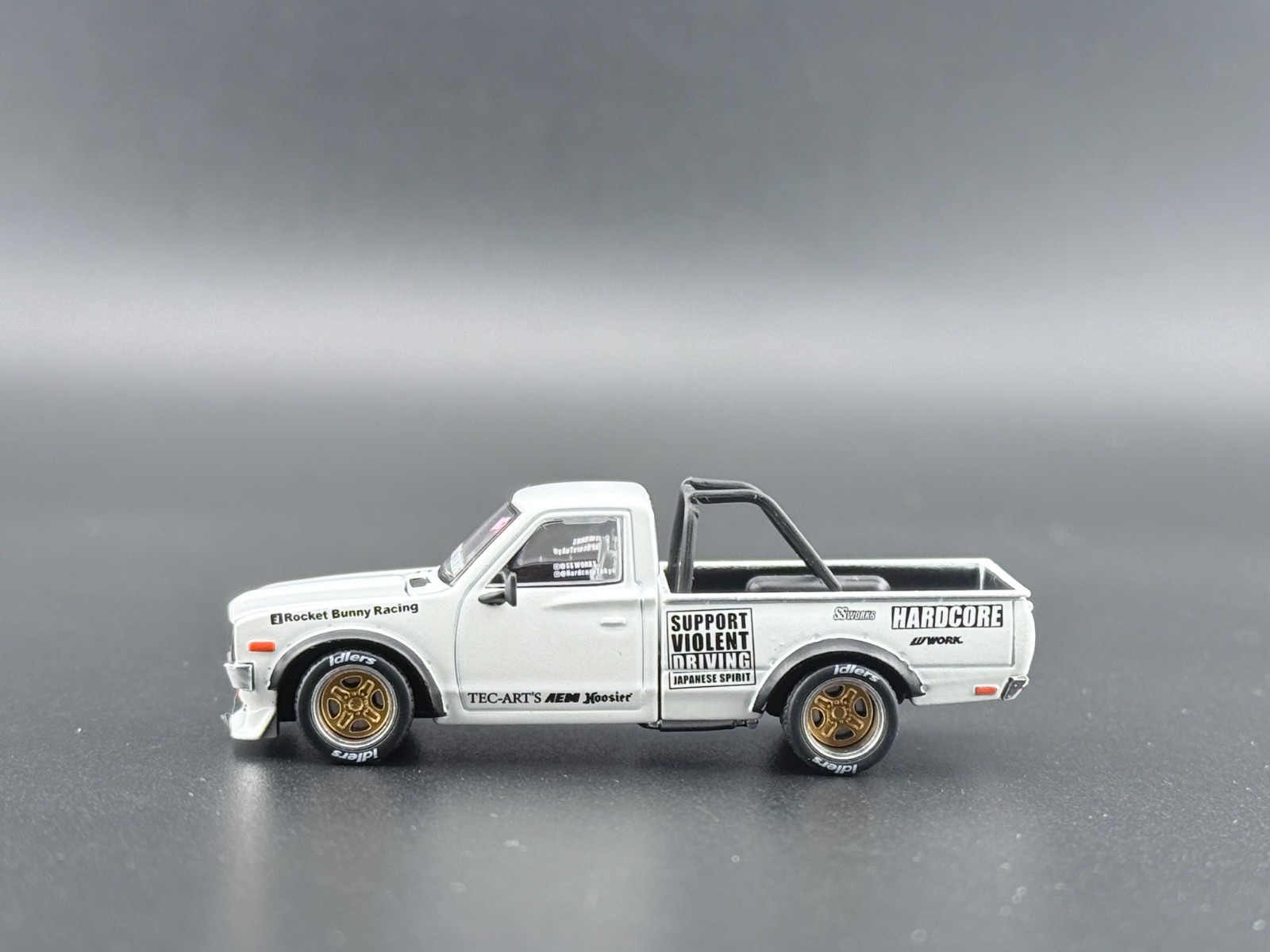 Pop Race Pandem Datsun 620 White 640350 1/64