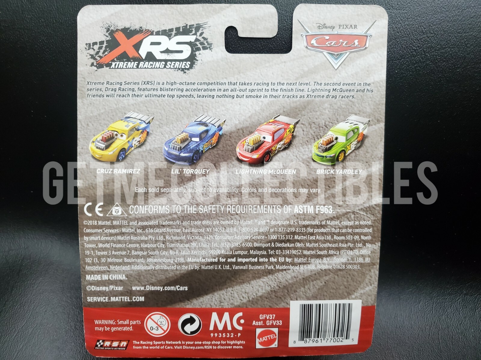 DISNEY PIXAR CARS XRS DRAG RACING NITROADE TIM TREADLESS DIE CAST SAVE 6% GMC