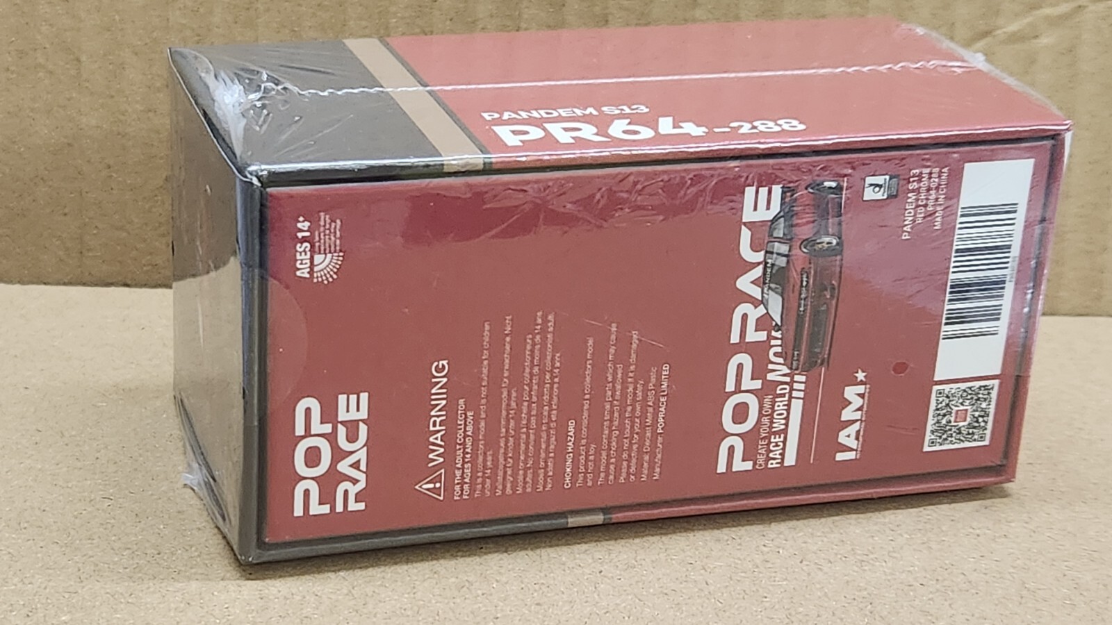 1:64 Pop Race Nissan Silvia S13 Pandem Red Chrome IAM Indonesia Surabaya 2025