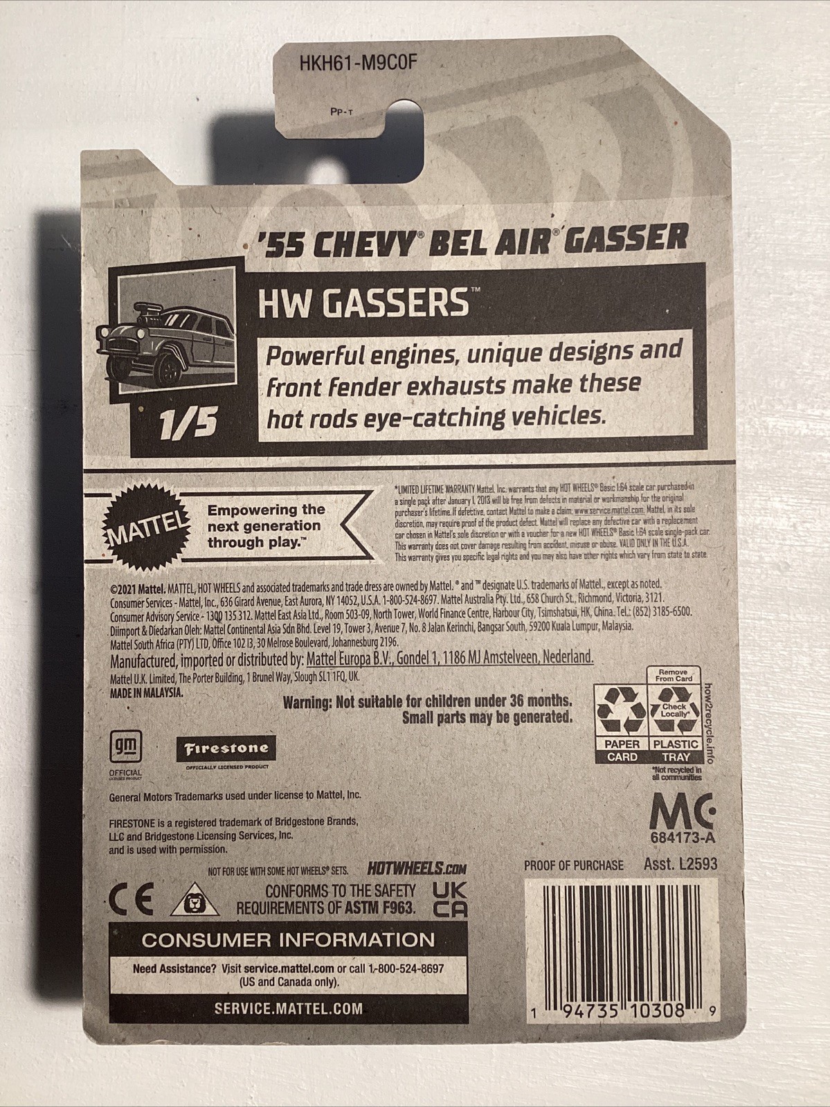 ⛽️HW GASSERS Lot Of 4 ‘55Bel Air, ‘64 Nova Wagon Gasser, Pass’n Gasser