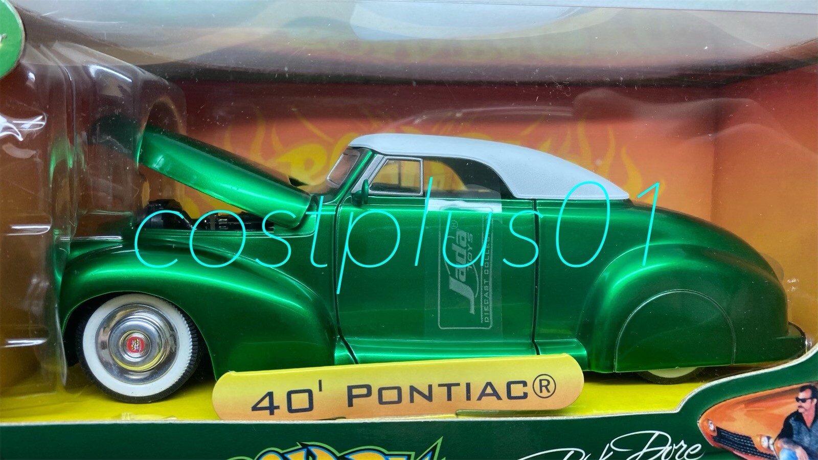 JADA ROAD RATS 1940 PONTIAC 1:24 GREEN RICK DORE SERIES